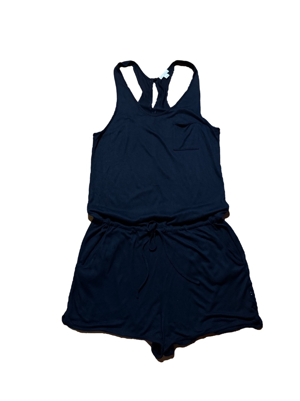 GAP Black Racerback One-Piece Romper Cover Up Women’s Small